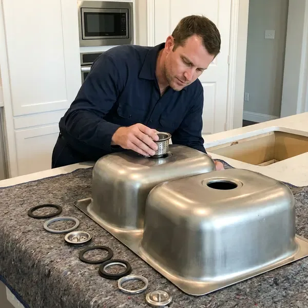 Professional kitchen sink installation, Huntsville, AL