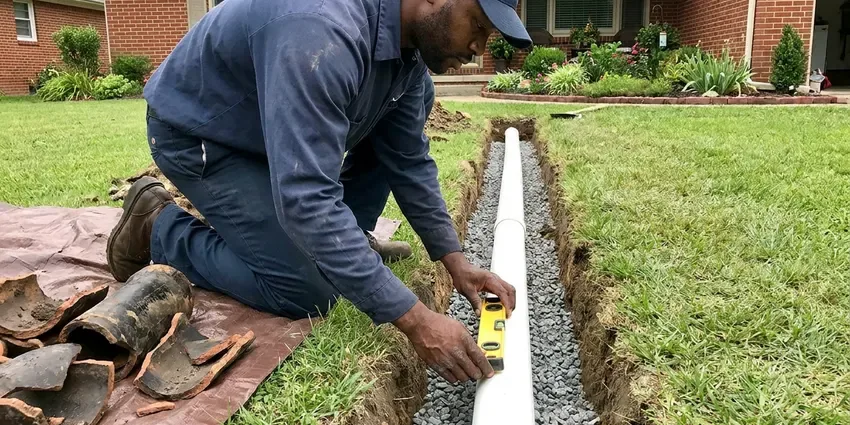 Professional slab leak repair, Montgomery
