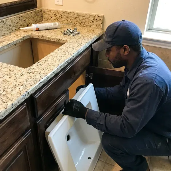 Professional sink installation, Dothan, AL