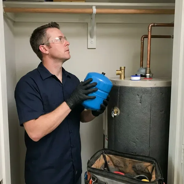 Professional water heater expansion tank installation, Huntsville, AL
