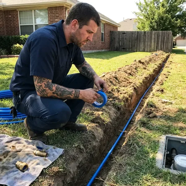 Professional water line installation, Huntsville, AL