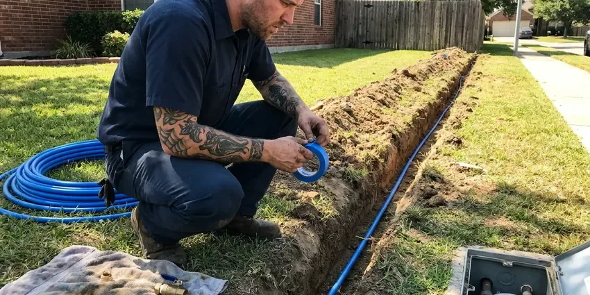 Water Line Installation in Huntsville